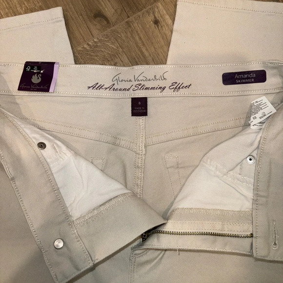 Women's Gloria Vanderbilt Amanda Skimmer Pants size 8 - Picture 6 of 11